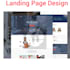 develop landing page using HTML,CSS,java script,bootstrap