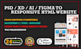 convert PSD to HTML responsive website