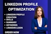 edit design, setup, revamp and optimize linkedin profile