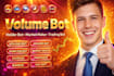 build volume bot holder bot on pump fun pumpswap raydium solana