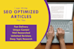 write high ranking SEO blog posts and articles for your business and services