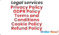 write privacy policy, gdpr policy, terms and conditions, cookie, refund policy