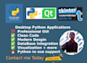 build custom python desktop apps with tkinter, customtkinter, pyqt, or pygame