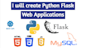 do website development backend and frontend using flask react