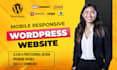 develop wordpress website or revamp your existing wordpress website