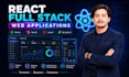 build react nextjs full stack app with nodejs laravel or spring boot