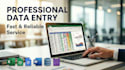 manage specialized b2b data entry for financial or clinical