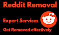 takedown remove infringing, defaming and harassing content on reddit under dmca