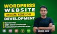 create a modern high performance elementor wordpress website