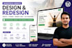 design and redesign health fitness weight loss life coaching website