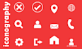design custom icons, iconography, infographic