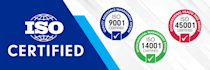 give iso 9001, 14001 45001 documentation and certification