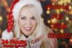 put Christmas scene with Christmas Hat  and Snow