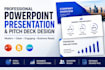 design a professional powerpoint presentation and pitch deck