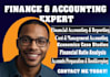 be your accounting, finance and bookkeeping expert