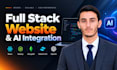 build full stack website and ai integration
