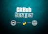 scrape data of github website