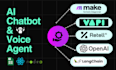develop ai chatbot with openai, langchain, vector databases