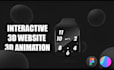create 3d animated website, lottie animation webflow animation threejs webgl r3f