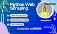 do python web scraping, data scraping and data mining with python