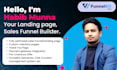 design high converting sales funnels and landing pages
