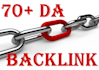 provide 70 plus da backlinks on unique domains