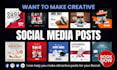 create social media post for your brand