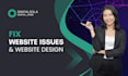 fix HTML, CSS, js issues and design a professional website