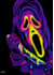 illustrate a dark neon picture
