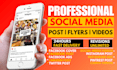 do posts design, banners, carwash flyers, instagram posts, and flyer using canva