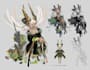 draw and design your character like a anime gacha game