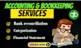 do setup, clean up and bookkeeping in quickbooks online