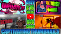 create stylized youtube thumbnails