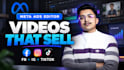 create high converting facebook instagram meta ads video creatives