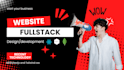 design and develop your website or your web applications