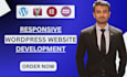 built responsive wordrpess website, design business website
