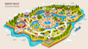 design vector map in illustrator for your event or festival