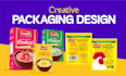 eye catching packaging box and lable design