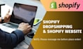 a shopify dropshipping and shopify website