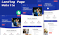 landing page website design using HTML CSS