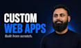 build a custom website from scratch with database and user accounts