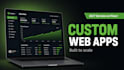 create a full stack website and web apps with database