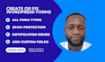 create, fix website forms