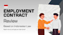 review your employment contract based on indonesian law
