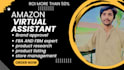 be your professional amazon fba virtual assistant VA SEO PPC account manager