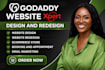 godaddy website redesign godaddy website design develop godaddy website design