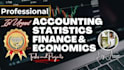 do accounting, statistics, finance and economics tasks