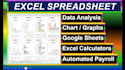 create excel spreadsheet, google sheets and dashboard