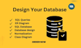 do professional database design, sql queries with er and schema diagrams