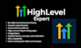 be your go high level expert and fix your ghl issues